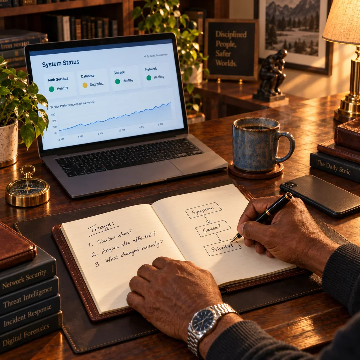 A Halo Technology Group consultant diagnosing a client's tech issue